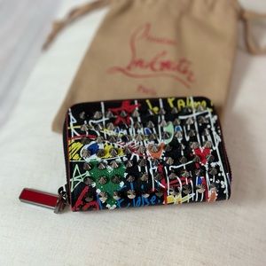 Christian Louboutin Wallet! Spikes! Zipper! Brand New! Made in Italy!